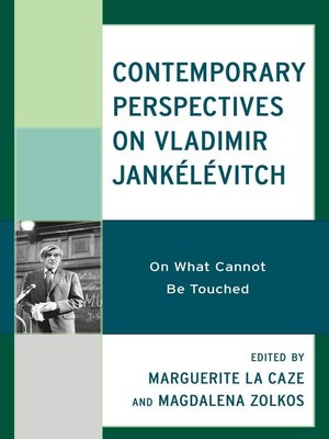 cover image of Contemporary Perspectives on Vladimir Jankélévitch